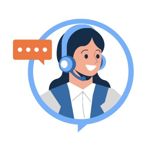 Exam taker receiving live support